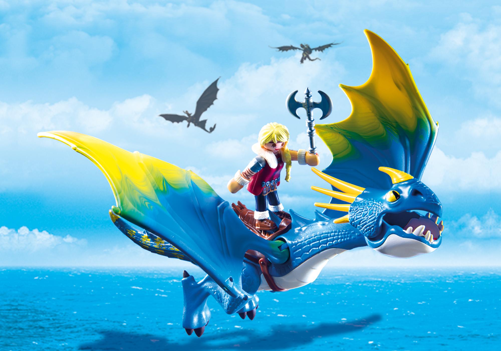 playmobil how to train your dragon astrid & stormfly